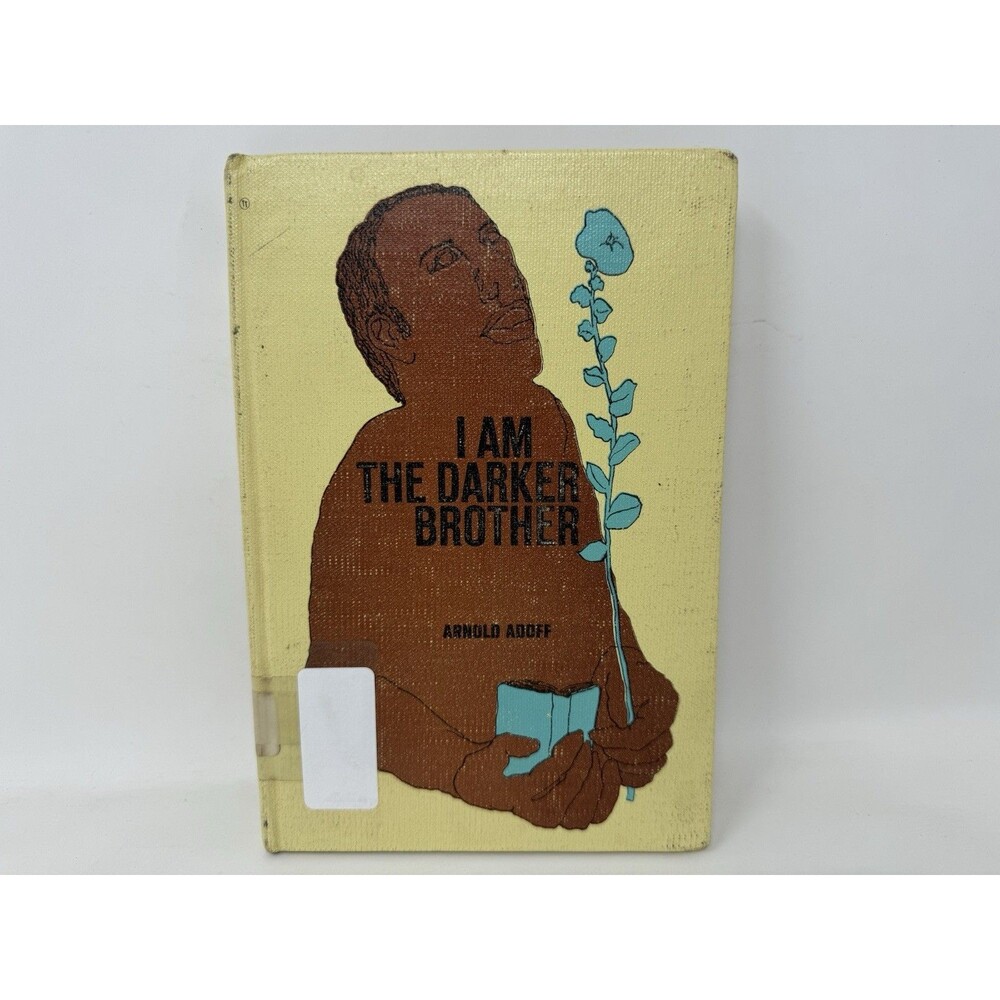I AM THE DARKER BROTHER  Adoff  1st Edition Langston Hughes 1968 Hard Cover
